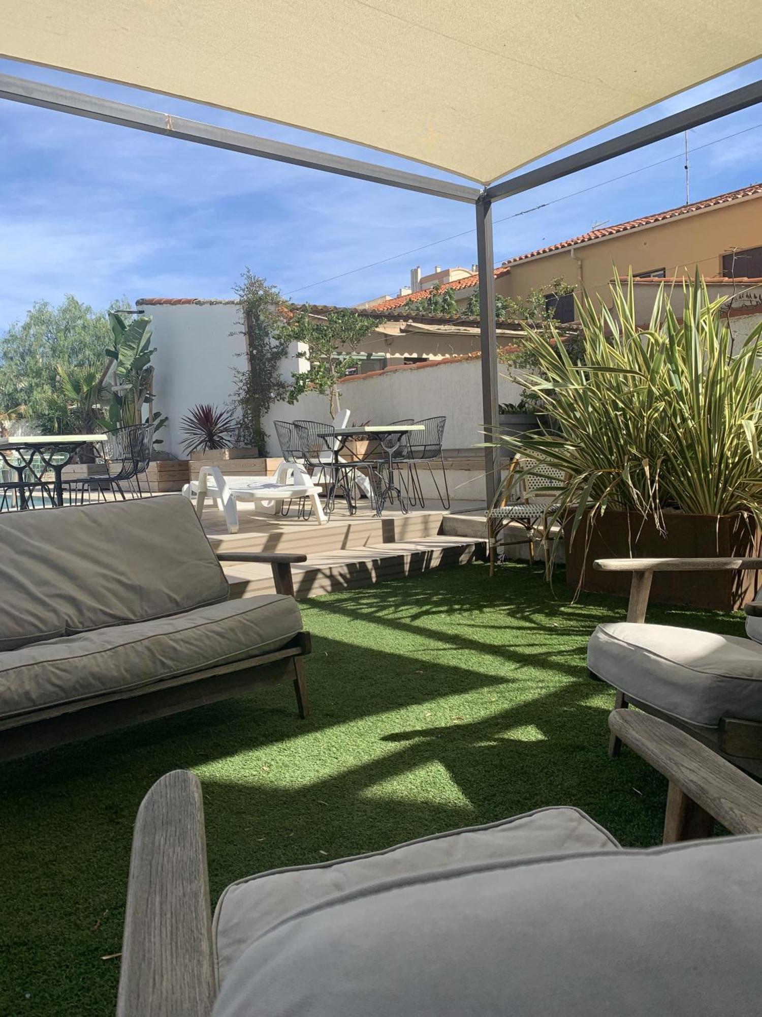 Hôtel Les Sables Canet-en-Roussillon Exterior foto